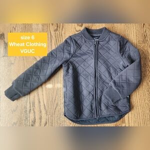 Quilted Kids Jacket - Gray